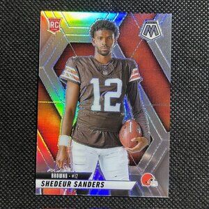 2025 Panini Mosaic Silver Shedeur Sanders Mosaic #290 Variation RC Rookie Browns